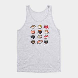 Sushi Toon Family Tank Top